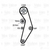 Комплект ремня ГРМ с помпой VALEO RQ6K 82Q 1437853215 614699 - Изображение 2