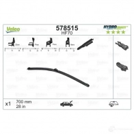 Щетка стеклоочистителя VALEO HF 70 231766 578515 BZKNK6 - Изображение 4