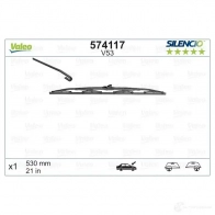 Щетка стеклоочистителя VALEO 574117 V 53 9Y077C 231299 - Изображение 3