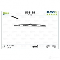 Щетка стеклоочистителя VALEO 574115 V5 0 V75DDA 231297 - Изображение 3