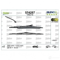 Щетка стеклоочистителя VALEO 231396 574287 Z8ED5 VM 216 - Изображение 3