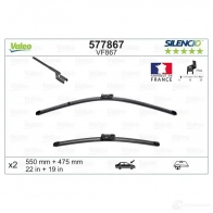 Щетка стеклоочистителя VALEO 231729 VM867 577867 VF8 67 - Изображение 4