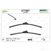 Щетка стеклоочистителя VALEO 577907 VM907 VF90 7 1193424446 - Изображение 3