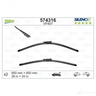 Щетка стеклоочистителя VALEO 574316 VM407 231422 VF 407 - Изображение 3