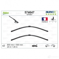 Щетка стеклоочистителя VALEO 574647 VM447 V F447 231539 - Изображение 4