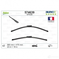 Щетка стеклоочистителя VALEO 574639 VM439 231532 VF 439 - Изображение 4