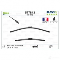 Щетка стеклоочистителя VALEO 231718 577843 VF8 43 VM843 - Изображение 8