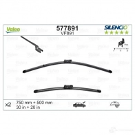 Щетка стеклоочистителя VALEO 577891 V F891 VM891 1193424418 - Изображение 3