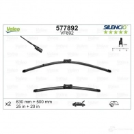 Щетка стеклоочистителя VALEO 577892 231742 VM892 V F892 - Изображение 4