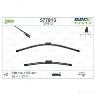 Щетка стеклоочистителя VALEO VM913 VF 913 577913 231749 - Изображение 3