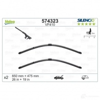 Щетка стеклоочистителя VALEO 574323 V F410 231429 VM410 - Изображение 7