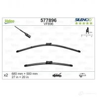 Щетка стеклоочистителя VALEO 577896 231744 VM896 V F896 - Изображение 4