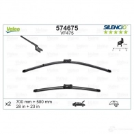 Щетка стеклоочистителя VALEO 574675 VM475 1193424033 VF 475 - Изображение 3