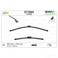 Щетка стеклоочистителя VALEO 1193424426 577895 VM895 VF 895 - Изображение 3