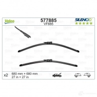 Щетка стеклоочистителя VALEO 577885 VF8 85 VM885 231738 - Изображение 2