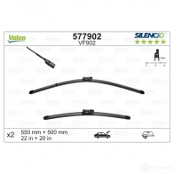 Щетка стеклоочистителя VALEO 577902 VM902 VF9 02 231746 - Изображение 3