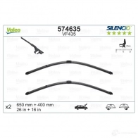 Щетка стеклоочистителя VALEO VF4 35 574635 1193423964 VM435 - Изображение 3