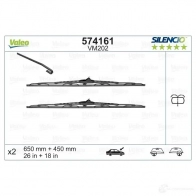 Щетка стеклоочистителя VALEO VM202x2 574161 231326 VM2 02 - Изображение 3