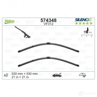 Щетка стеклоочистителя VALEO VF 312 231453 574348 VM312 - Изображение 3