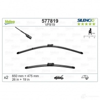 Щетка стеклоочистителя VALEO VM819 231706 577819 V F819 - Изображение 3
