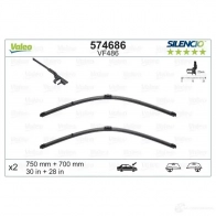 Щетка стеклоочистителя VALEO VF 486 574686 VM486 231562 - Изображение 8