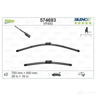 Щетка стеклоочистителя VALEO VM493 574693 VF 493 1193424062 - Изображение 3