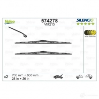 Щетка стеклоочистителя VALEO 231387 574278 VM215X2 VM21 5 - Изображение 3