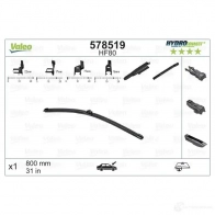 Щетка стеклоочистителя VALEO H F80 578519 231770 YWLI9 - Изображение 5