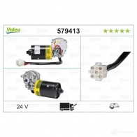 Мотор стеклоочистителя VALEO 579413 231870 RVWG9X 5 4906504 - Изображение 4