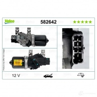 Мотор стеклоочистителя, дворников VALEO 582642 GN A1GEF 1437873146 - Изображение 5
