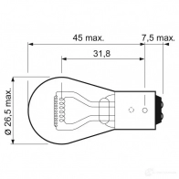 Лампа накаливания VALEO 032207 322 07 214919 P21/5W - Изображение 7
