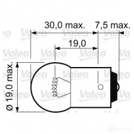 Лампа накаливания VALEO 32 221 215029 R10W 032221 - Изображение 7