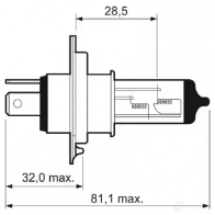 Галогенная лампа VALEO 325 09 UY5Q6 032509 215170 - Изображение 2