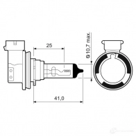 Галогенная лампа VALEO 215304 032525 3252 5 H11 - Изображение 2