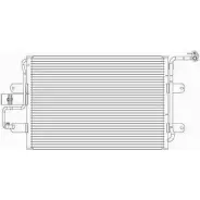 Радиатор кондиционера ORDONEZ UU0AVO Volkswagen Bora (A4, 1J2) 4 Седан 1.9 TDI 4motion 90 л.с. 1998 – 2002 2065743 T 5VQC