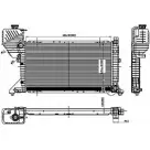 Радиатор охлаждения двигателя ORDONEZ W2DNGI AR6 RC Mercedes Sprinter (901, 902) 1 Кабина с шасси 2066029