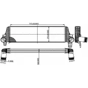 Интеркулер ORDONEZ Volkswagen Transporter (T5) 5 Грузовик 2.0 BiTDI 4motion 180 л.с. 2009 – 2015 9V3FMH2 2066568 Y 9WJ6