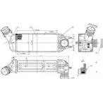 Интеркулер ORDONEZ Citroen C4 1 (LA, LC, PF2) 2004 – 2009 M4R2O4R VSS N7J 2066579