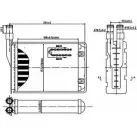 Радиатор печки, теплообменник ORDONEZ Renault Twingo 1 (C06) 1993 – 2007 2066917 C H63S UVX6P
