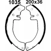Тормозные колодки, комплект BSF 01035 1274853521 G5Z1 YR 826JKSY