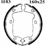 Тормозные колодки ручника, комплект BSF 01183 1274854319 DLX V4J BSU79M