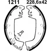 Тормозные колодки, комплект BSF LK FXZ 1274854505 ND4JX 01211