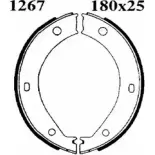 Тормозные колодки ручника, комплект BSF 7FZO2YI 1274854853 PK8SE XK 01267