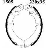 Тормозные колодки, комплект BSF 666W HND 01505 Q2THE 1274855613