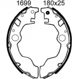 Тормозные колодки, комплект BSF 01699 LFPM26 UYNW Z 1274857613