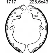 Тормозные колодки, комплект BSF 1274857771 01717 OXH NF ZRYDA85
