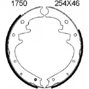 Тормозные колодки, комплект BSF SMQP3K 1274858167 01750 D W2D6L