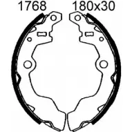Тормозные колодки, комплект BSF L8VEO1Q 01768 4 RJIID1 1274858345