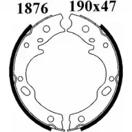 Тормозные колодки ручника, комплект BSF 1274859167 NOM I9K 01876 HHAON4A