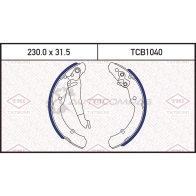 Колодки тормозные барабанные TATSUMI I 8FH3 1439828991 TCB1040